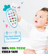 Kids Smart Mobile Phone Toy with Rabbit Design: Cordless, Musical Sounds, Smart Lights - Battery Operated, Ideal Birthday Gift for Boys and Girls (1 Pack